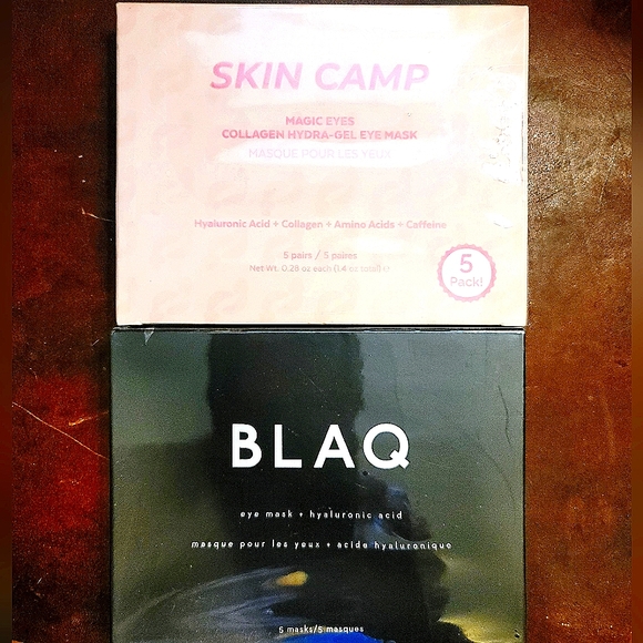 {Skin Camp + BLAQ} Eye Mask Duo, NIB - Picture 2 of 5